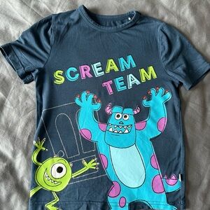 Little Sleepies Scream Team Graphic Tee - Navy